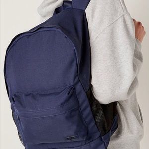 Pink Backpack Navy Blue